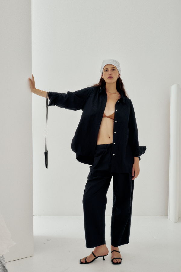 SAYAKA DAVIS NEW YORK Crinkled Oversized Shirt