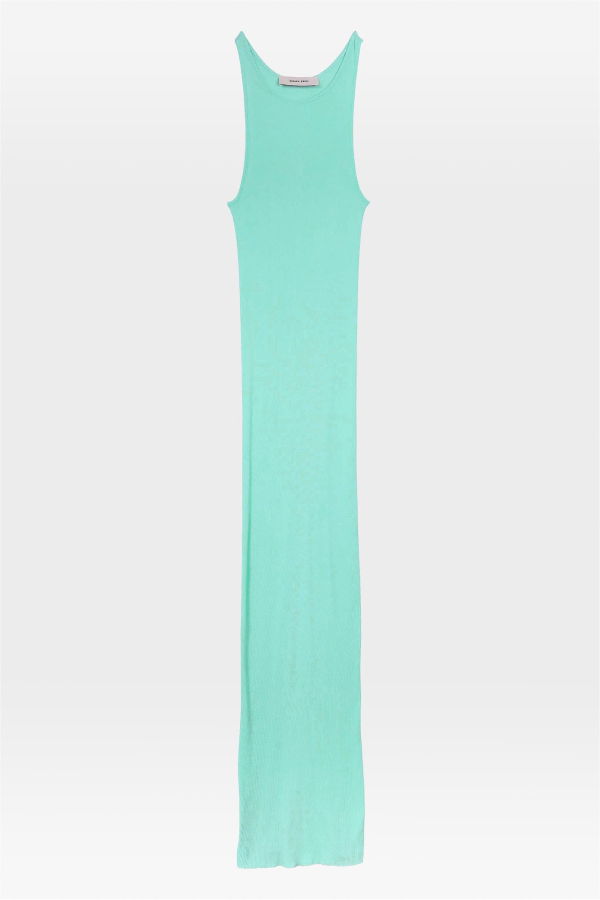 SAYAKA DAVIS NEW YORK Rib Tank Dress - Cyan
