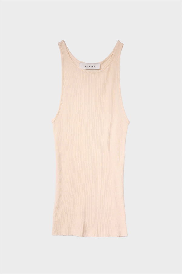 SAYAKA DAVIS NEW YORK Rib Tank in Peach