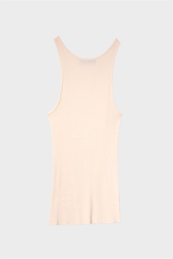 SAYAKA DAVIS NEW YORK Rib Tank in Peach