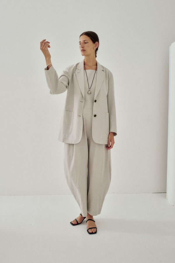 SAYAKA DAVIS NEW YORK Two Button Blazer - Cloud