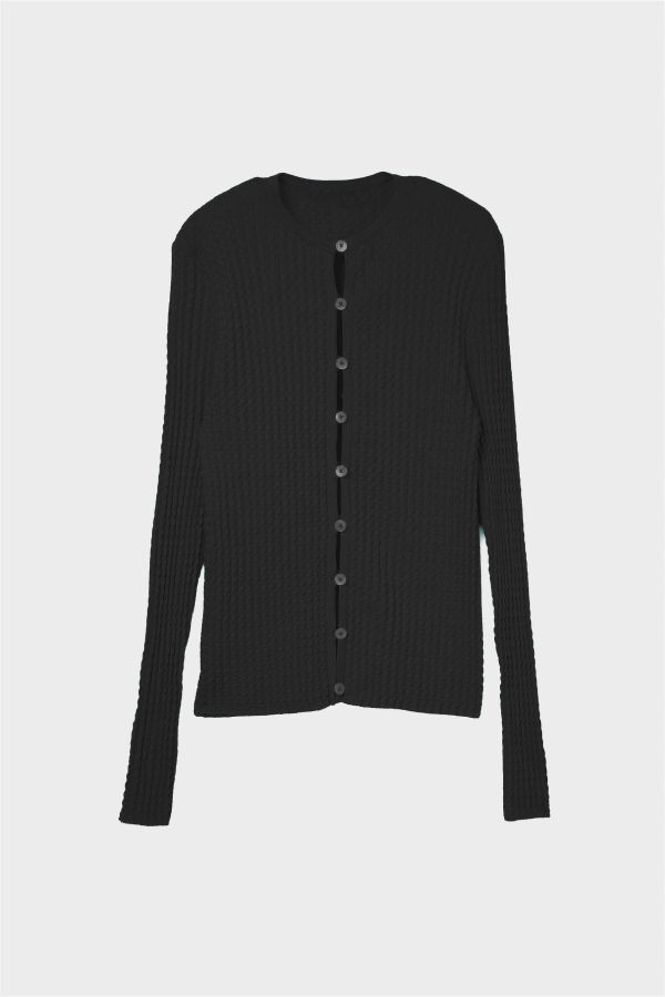 SAYAKA DAVIS NEW YORK Wavy Rib Cardigan