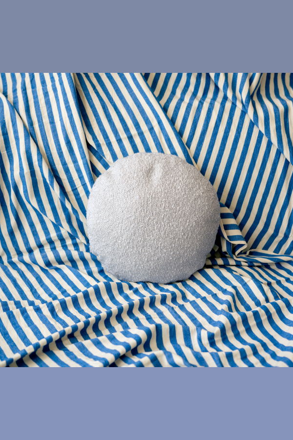 Pazar Studio The Small Circle Pillowcase - Cream/Stone