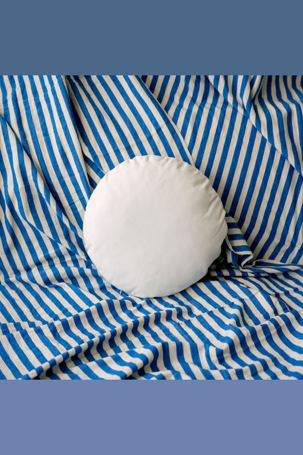 Pazar Studio The Small Circle Pillowcase - Cream/Powder Brown