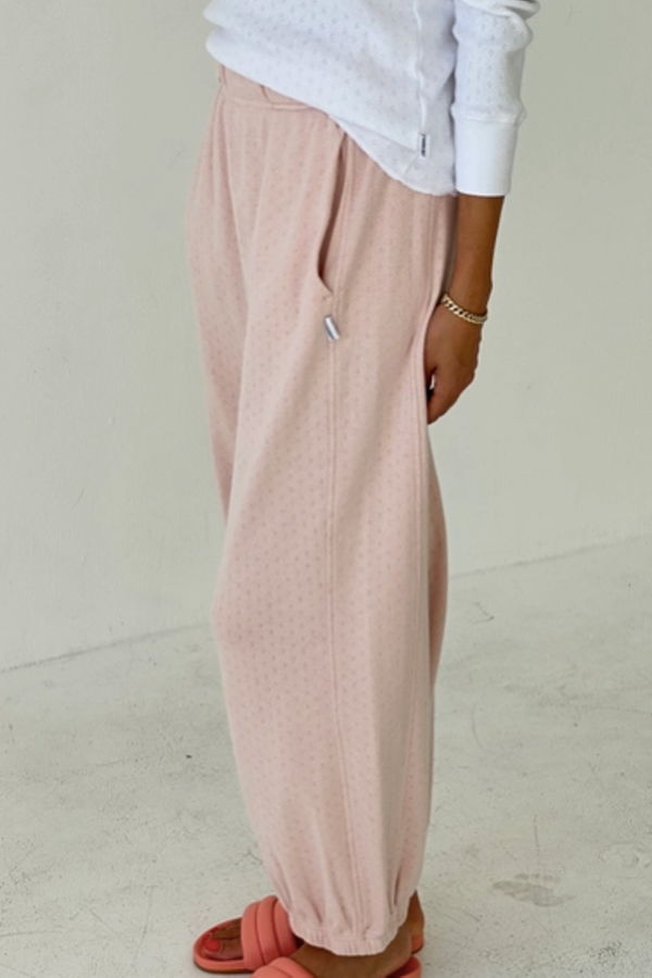 Le Bon Shoppe Pointelle Balloon Pants