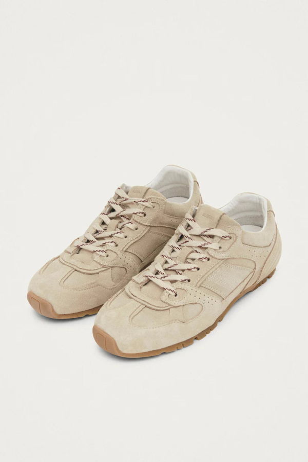 Alohas TB.56 Suede Cream Leather Sneakers