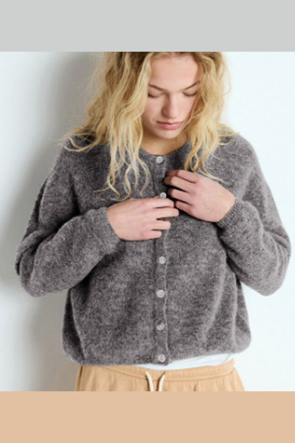 American Vintage Vito Cardigan - Dark Grey