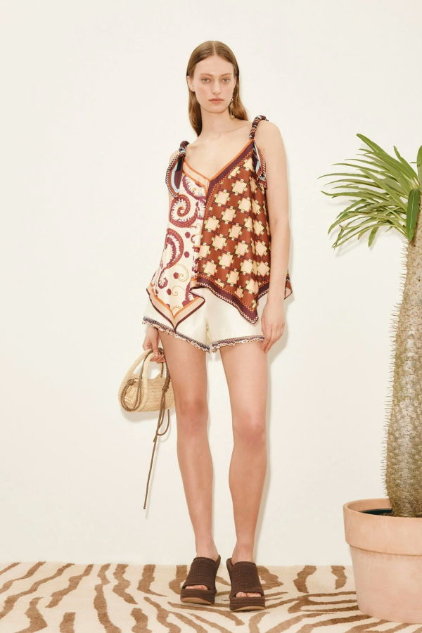 ALEMAIS Alémais Wilson Silk Top