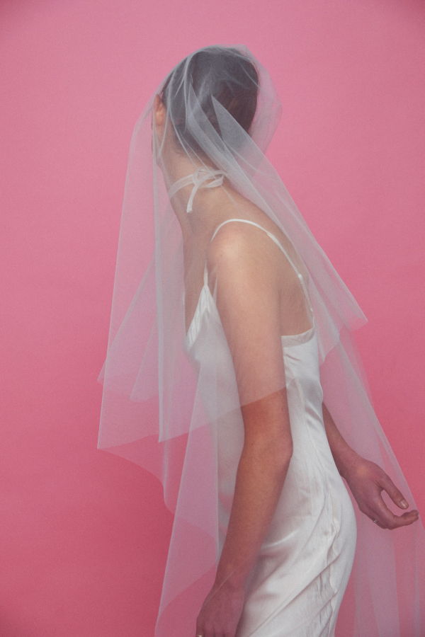 baaby Dramatic Drop Veil - Ivory