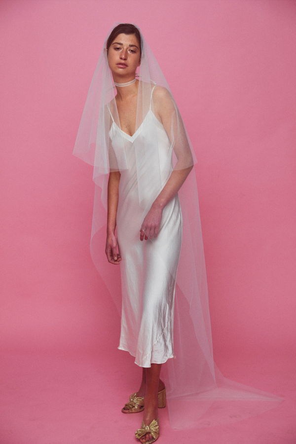 baaby Dramatic Drop Veil - Ivory