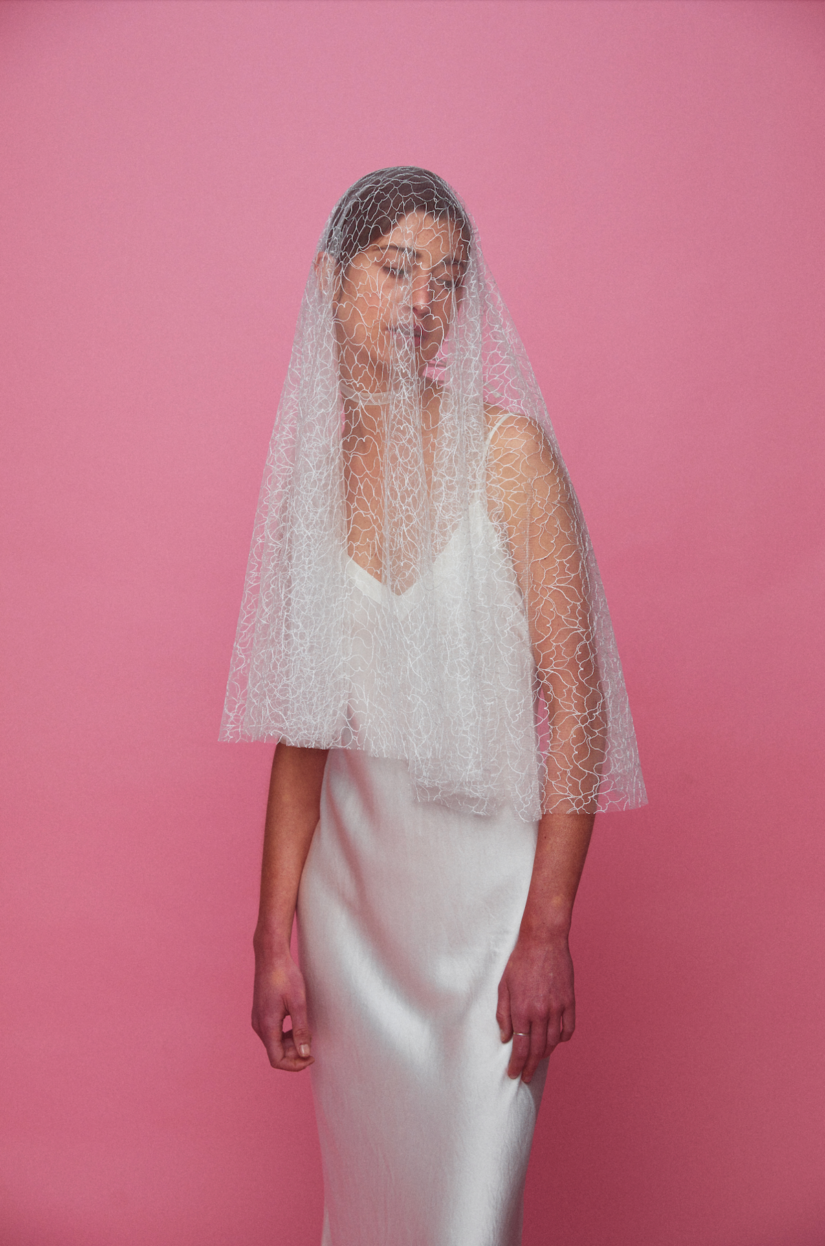 baaby Medium Drop Veil - Ivory - Image 1 of 2