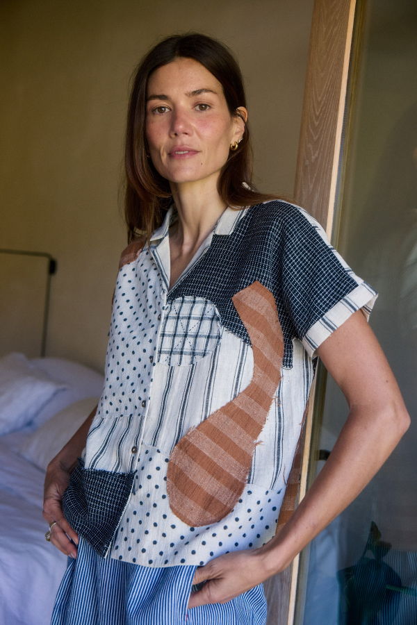 World of Crow Boro Monochrome Organic Cotton Shirt