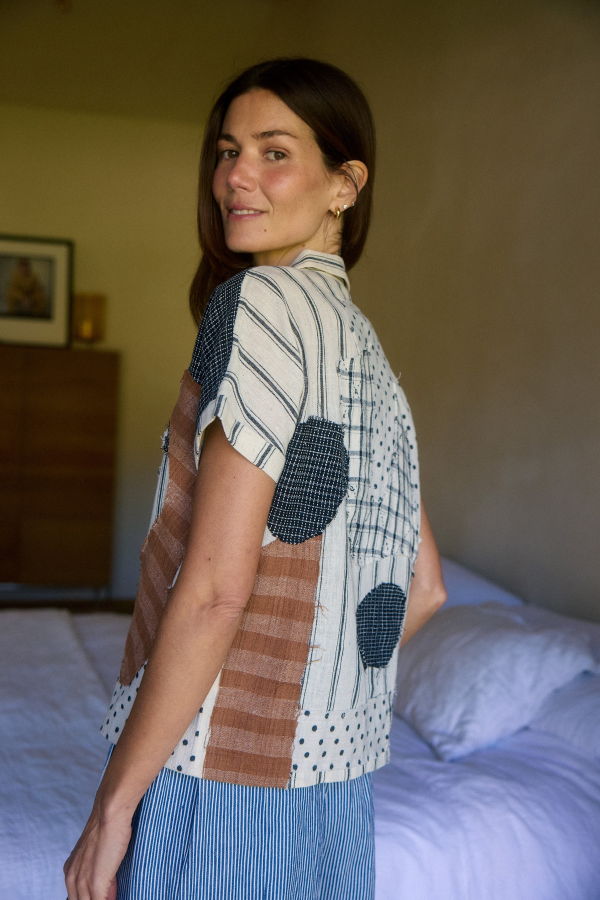 World of Crow Boro Monochrome Organic Cotton Shirt