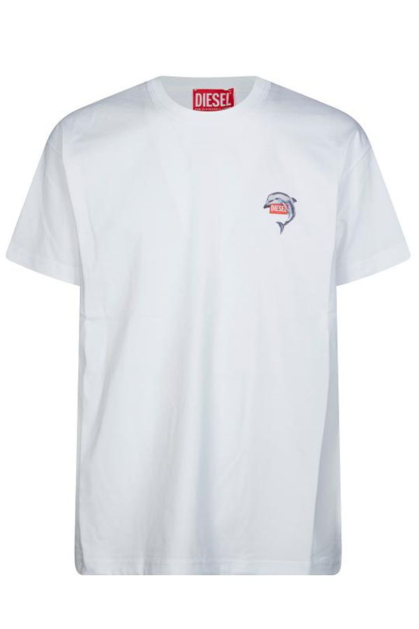 DIESEL Short Sleeve Tee - White