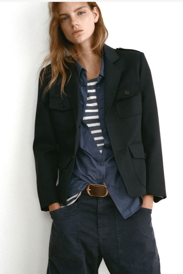 Nili Lotan Tribeca Vintage Washed Cotton Pants