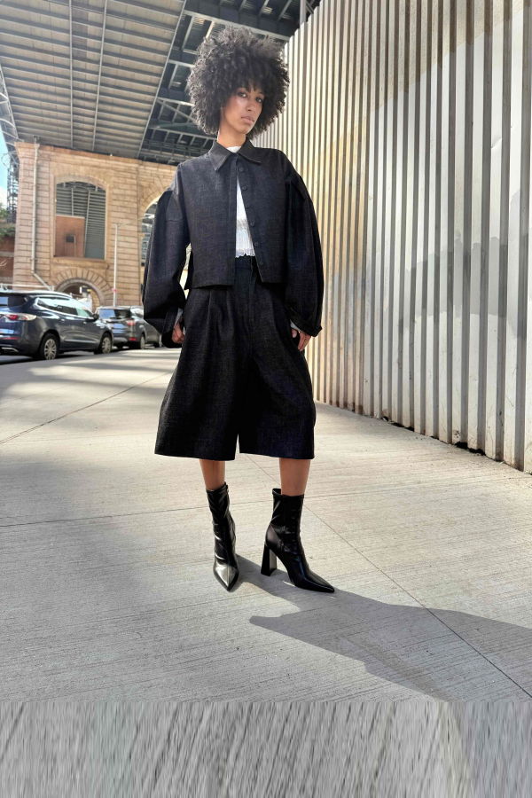 Yesaet Bekka Shirt Jacket - Charcoal