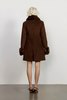 House of Sunny The Dolly Coat - Rosewood Brown - Thumbnail 3