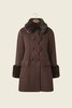 House of Sunny The Dolly Coat - Rosewood Brown - Thumbnail 4