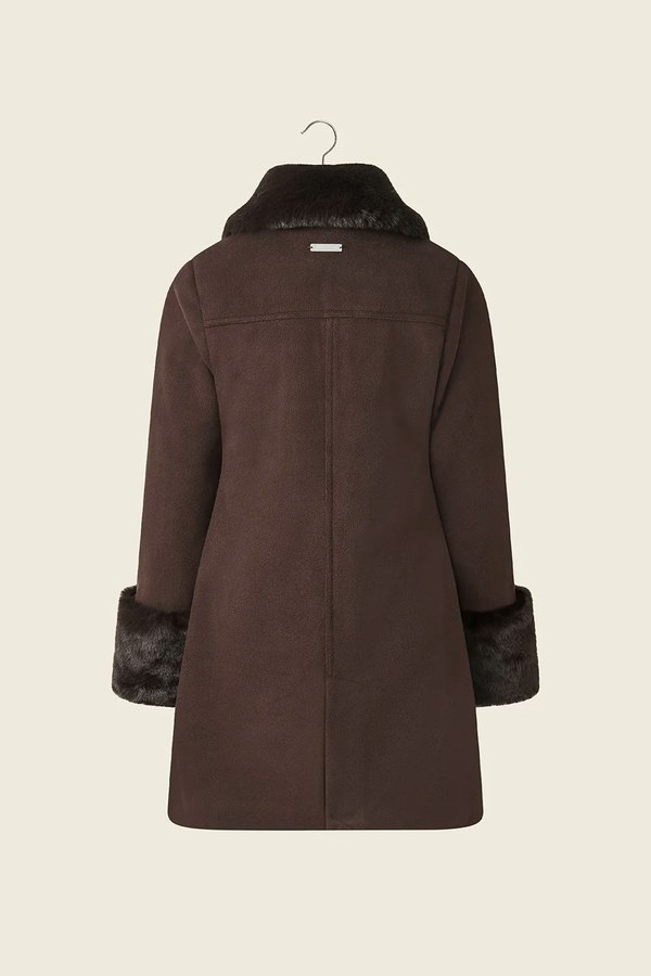House of Sunny The Dolly Coat - Rosewood Brown