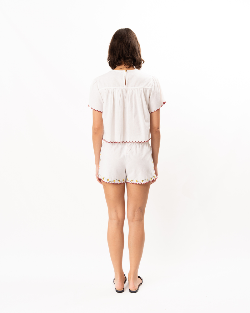 ciao lucia Joska Short - White