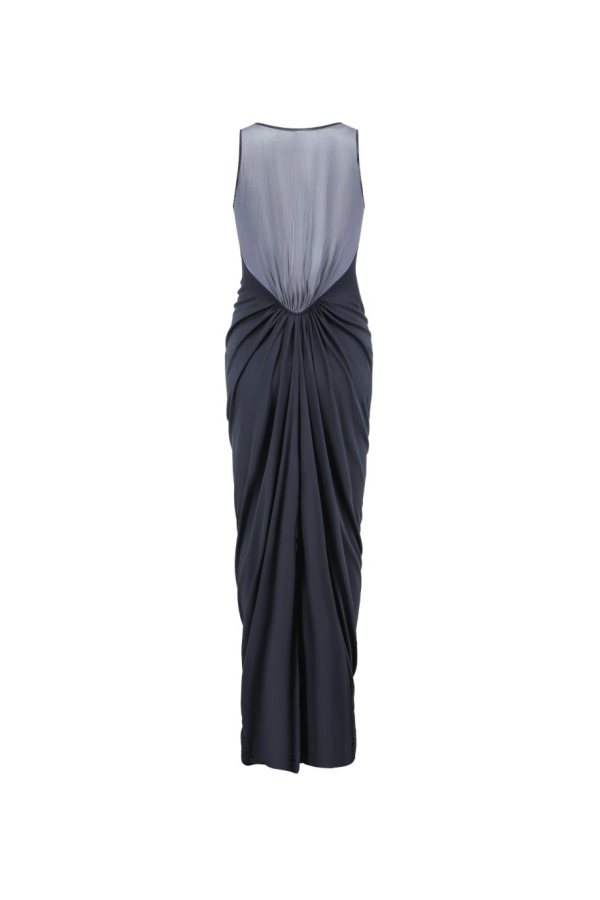 Oude Waag Ink Twisted Maxi Dress - Ink Blue