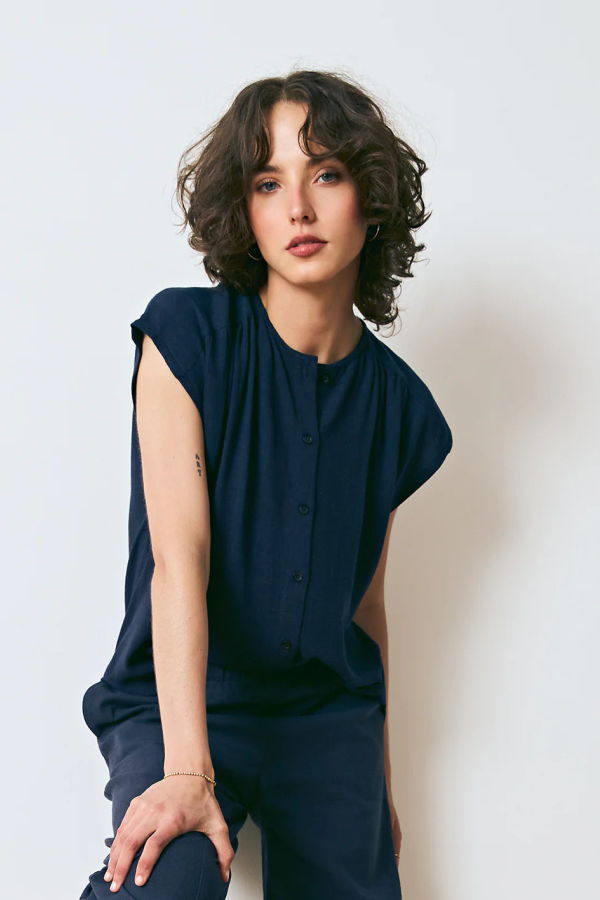 Dagg & Stacey Campbell Blouse - Navy
