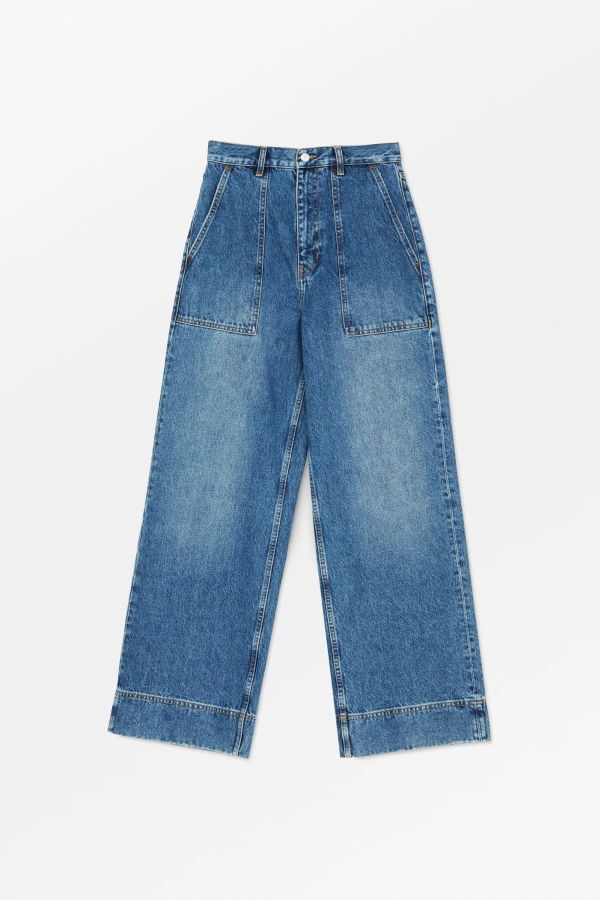 Skall Heather Highwaist Jeans - Slouchy Blue