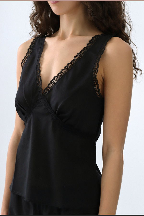 Cou Cou Intimates The Iris Tank Top - Black