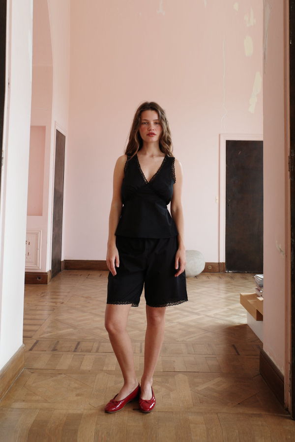 Cou Cou Intimates The Iris Tank Top - Black