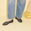 Freda Salvador Riley Open Weave Ballet Flat - Black Woven Calf - Thumbnail 1
