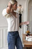 Emerson Fry Viscose V Top - Swan - Thumbnail 4