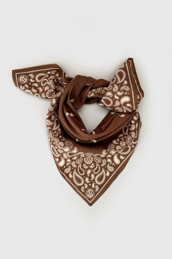 lescarf Cotton Paisley Scarf