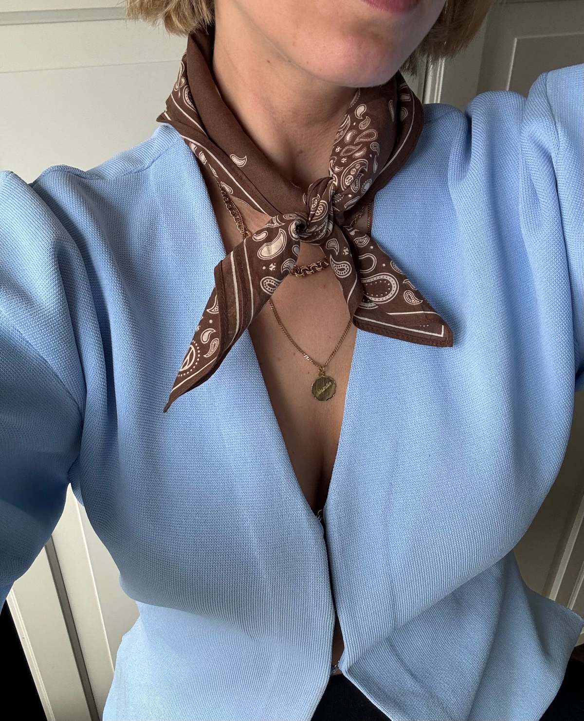 lescarf Cotton Paisley Scarf - Image 2 of 5