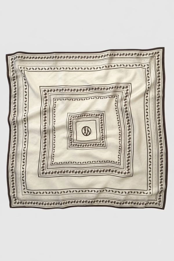 lescarf Paisley Scarf 80cm