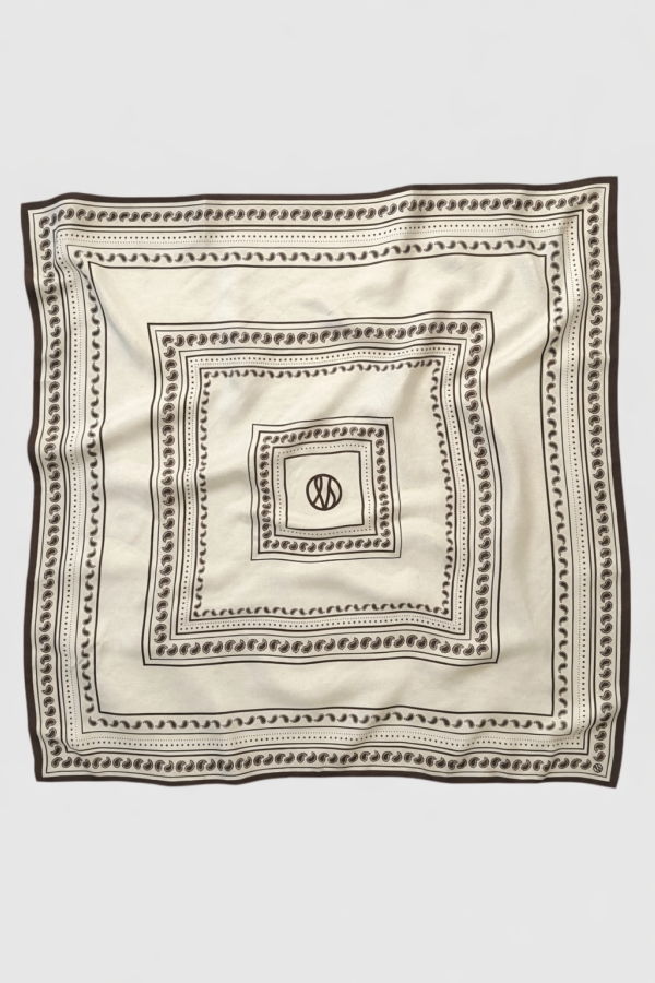 lescarf Paisley Scarf 80cm