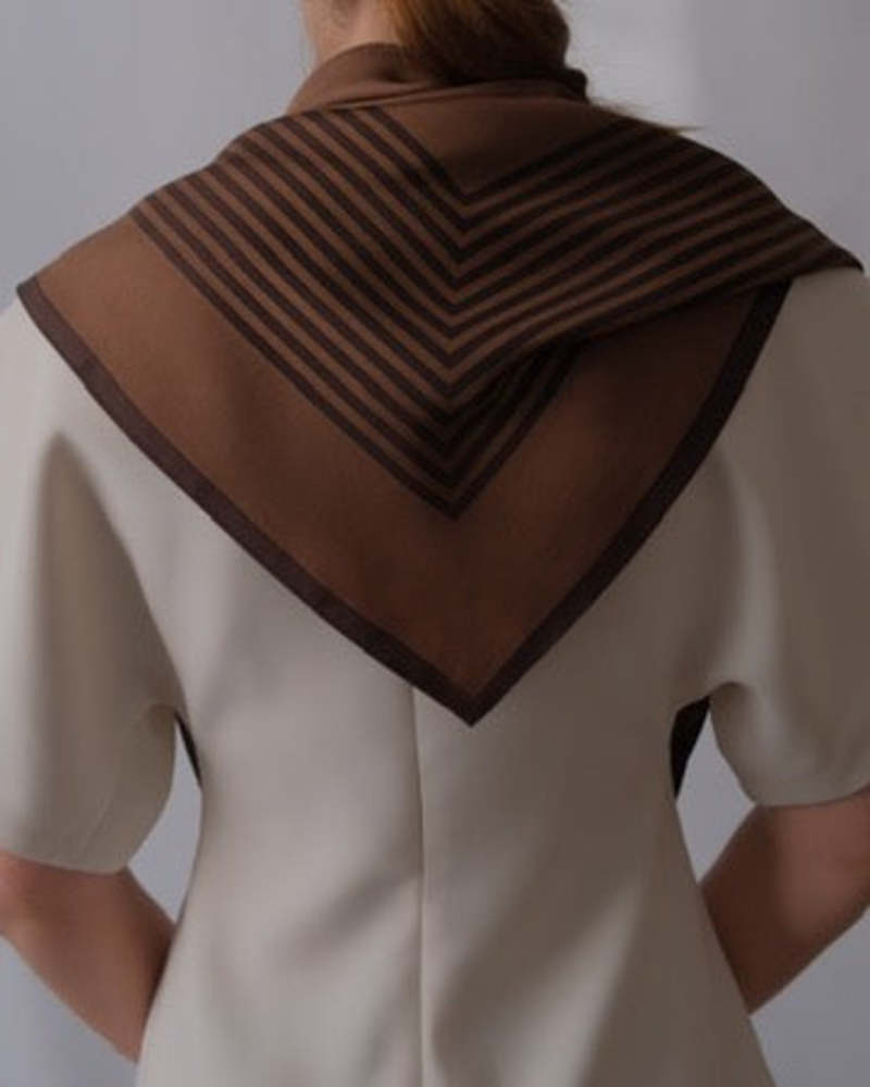 lescarf Striped Scarf