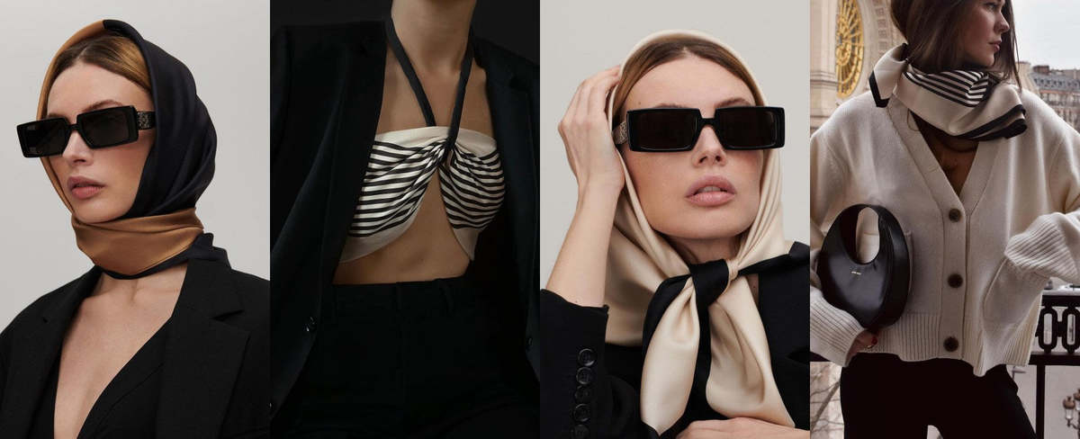 lescarf Striped Scarf - Image 6 of 6