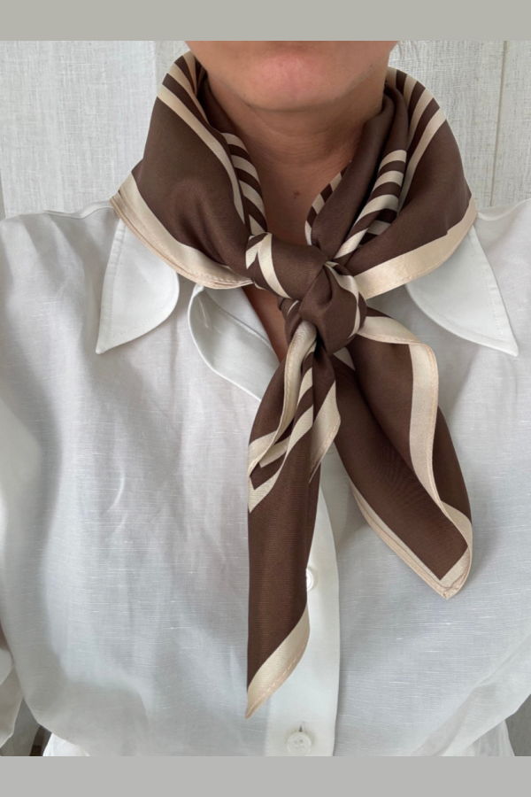 lescarf Striped Scarf