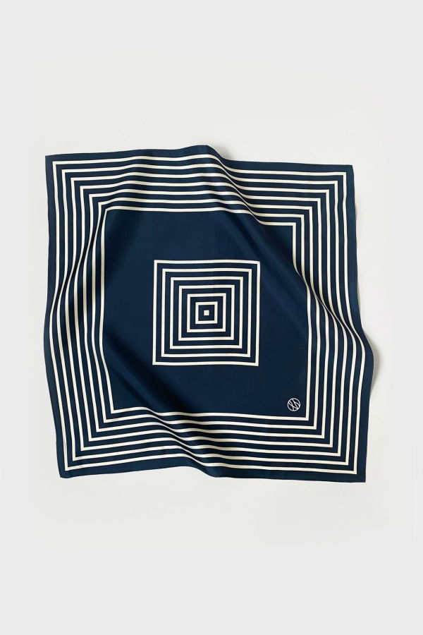 lescarf Striped Scarf 50 cm