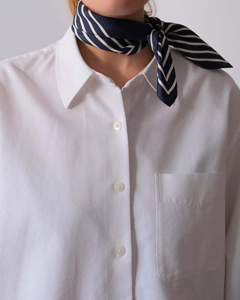 lescarf Striped Scarf 50 cm