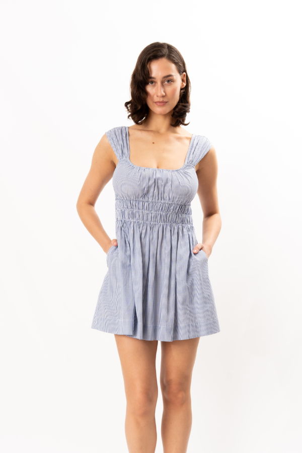 ciao lucia Abella Stripe Cotton Dress