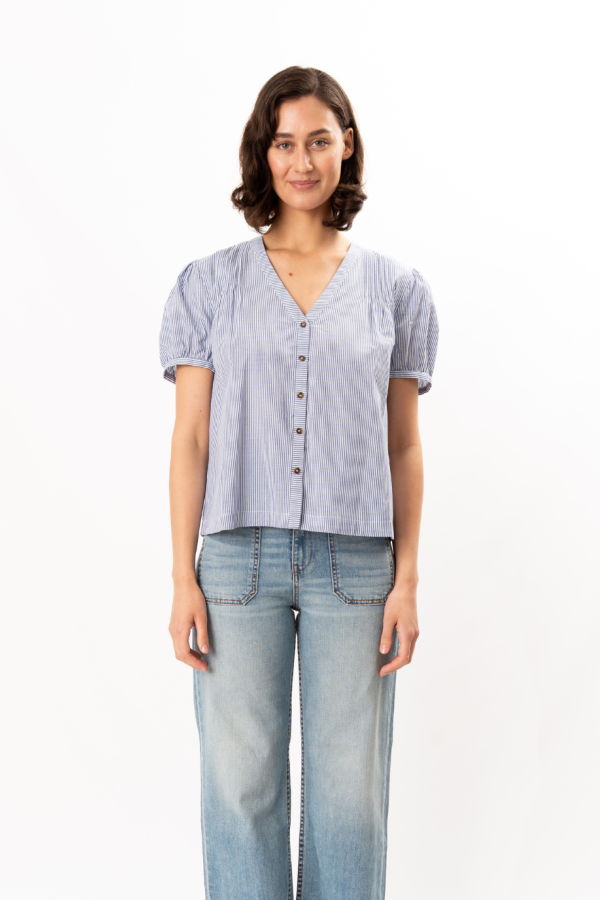 ciao lucia Izaro Stripe Cotton Top