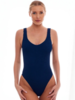 Love & Bikinis Marbella Lowback One Piece Swimsuit - Navy - Thumbnail 1