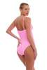 Love & Bikinis Monte Carlo One Piece Swimsuit - Strawberry Pink - Thumbnail 3