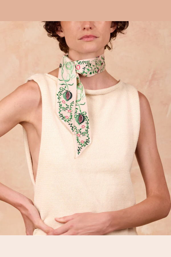 PETITJEAN PARIS Ribbon Scarf - Toile Fantastique