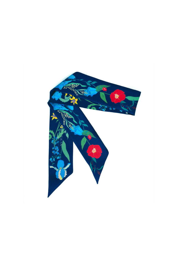 PETITJEAN PARIS Ribbon Scarf - Enchanted Wood