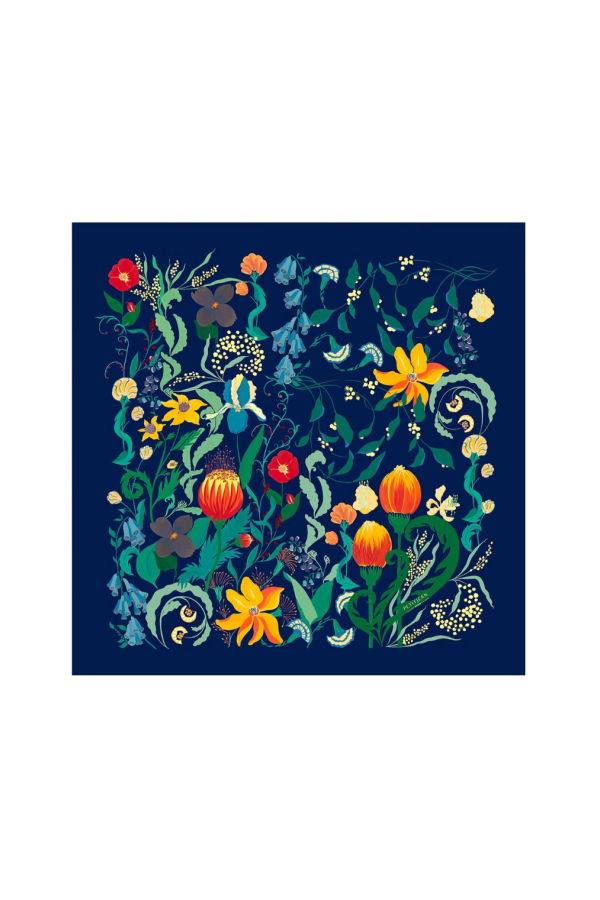 PETITJEAN PARIS Silk Carré Scarf - Enchanted Wood