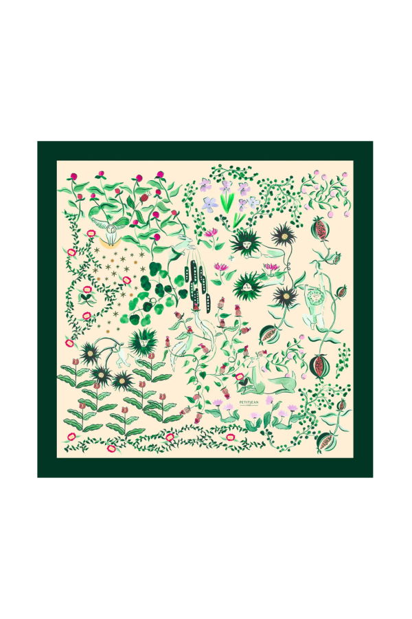 PETITJEAN PARIS Silk Carré Scarf - Toile Fantastique
