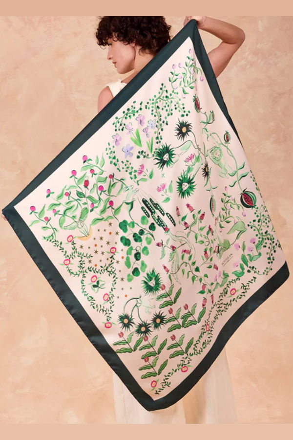 PETITJEAN PARIS Silk Carré Scarf - Toile Fantastique