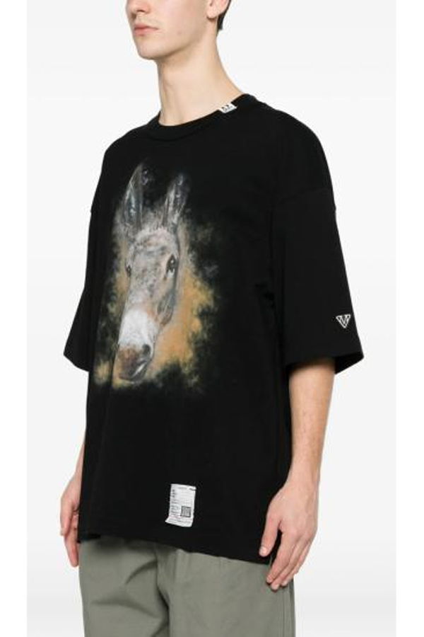 Mihara Yasuhiro Short Sleeve T-Shirt - Black